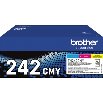 Brother Toner TN-242CMY cyan, magenta, gelb Produktbild pa_produktabbildung_1 XL