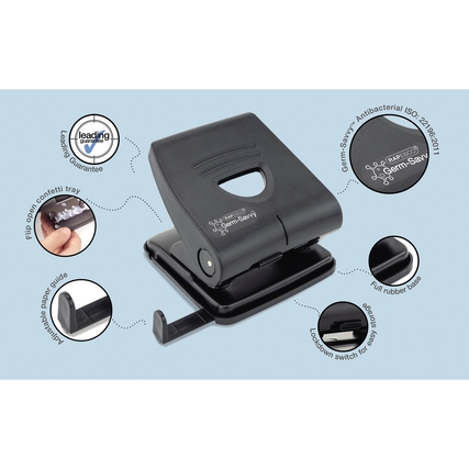RAPESCO Locher 827-P schwarz Produktbild pa_produktabbildung_3 XL