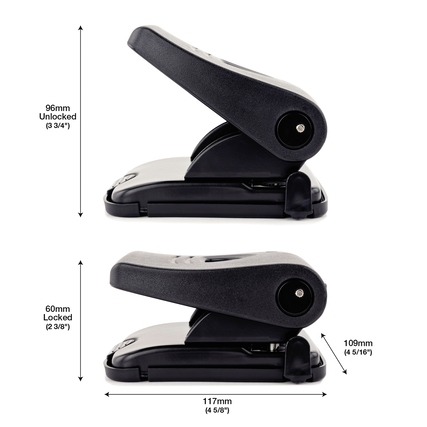 RAPESCO Locher 827-P schwarz Produktbild pa_produktabbildung_2 XL