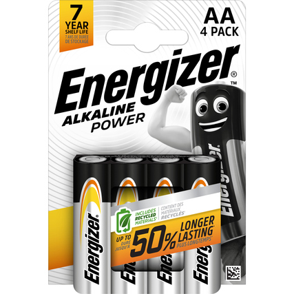Energizer® Batterie Alkaline Power AA/Mignon 4 St./Pack. Produktbild pa_produktabbildung_1 XL