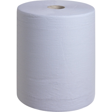 Weißer Rollenkörper mit Wischpapier für vielseitige Reinigungs- und Wischanwendungen.