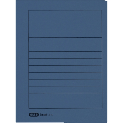 ELBA Jurismappe Smart Line DIN A4 Manilakarton, recycelt blau