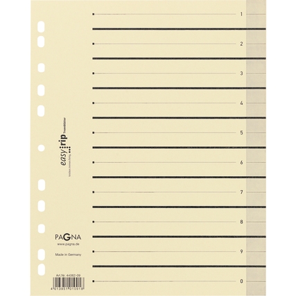 PAGNA Trennblatt Easy Rip 100 St./Pack. schwarz Produktbild pa_produktabbildung_1 XL