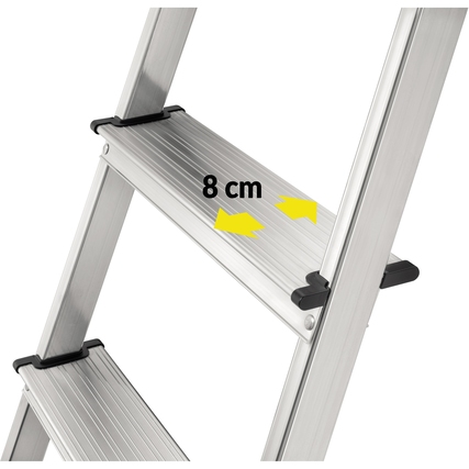 Hailo Stehleiter L60 StandardLine max. Arbeitshöhe 3,07 m Produktbild pa_produktabbildung_4 XL