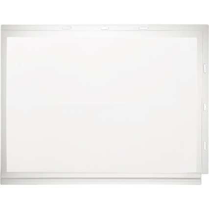 DURABLE Sichttasche DIN A4 inkl. Kabelbinder zur Befestigung PVC transparent 5 St./Pack.