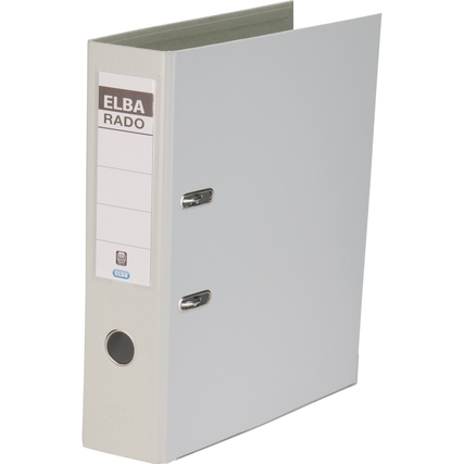ELBA Ordner rado plast Kunststoff 80 mm DIN A4 grau Produktbild pa_produktabbildung_1 XL