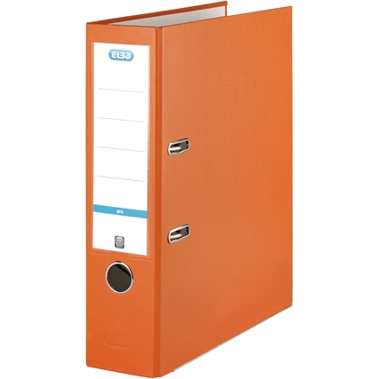 ELBA Ordner smart Pro Kunststoff DIN A4 80 mm orange Produktbild pa_produktabbildung_1 XL