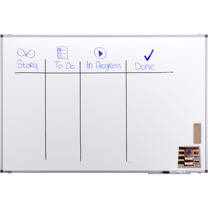 Legamaster Whiteboard PREMIUM 150 x 100 cm (B x H) Produktbild pa_anwendungsbeispiel_2 XL