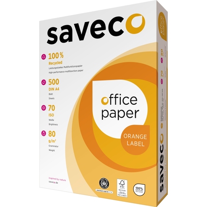 Saveco Kopierpapier Orange Label DIN A4 Produktbild pa_produktabbildung_1 XL