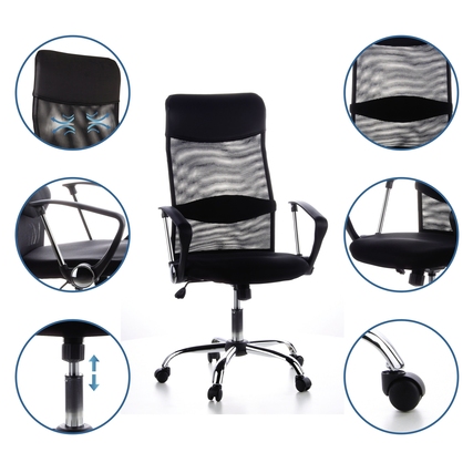 hjh OFFICE Bürodrehstuhl ARIA HIGH Produktbild pa_produktabbildung_4 XL