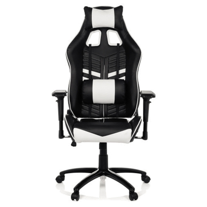 hjh OFFICE Gaming Stuhl LEAGUE PRO mit Kopfstutze schwarz weiB Freizeit Online Shop Klampermeier