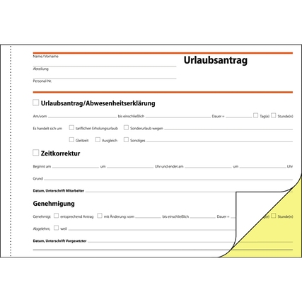 SIGEL Urlaubsantrag SD 045 Produktbild pa_produktabbildung_2 XL