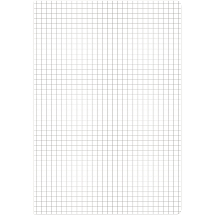 Karierte Schulheft-Cover im Format DIN A5 mit einem weißen, karierten Muster.