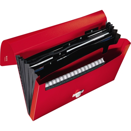 Leitz Fächermappe Recycle rot Produktbild pa_ohnedeko_1 XL