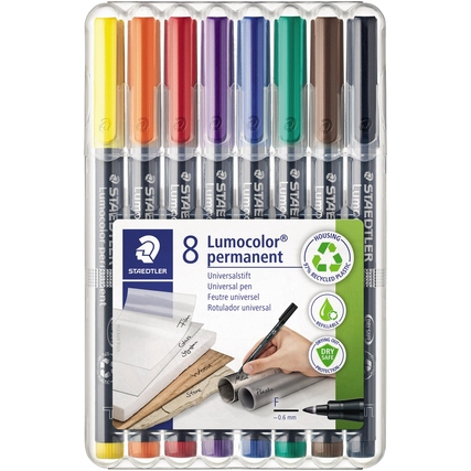 STAEDTLER® Folienstift Lumocolor® permanent 318 8 St./Pack. Produktbild pa_produktabbildung_1 XL