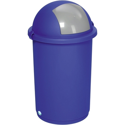 VAR Abfalleimer 50l Kunststoff blau 1 Sortierfach