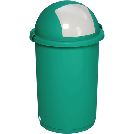 VAR Abfalleimer 50l Kunststoff grün 1 Sortierfach