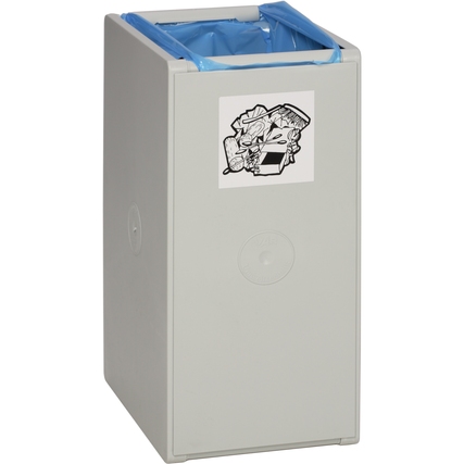 VAR Abfallsammelsystem 25 x 57 x 40,5 cm (B x H x T) 40l 1 Sortierfach Polystyrol lichtgrau
