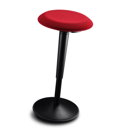 Sedus Sitz-Steh-Hocker se:fit schwarz purweiß rot Produktbild pa_produktabbildung_2 XL