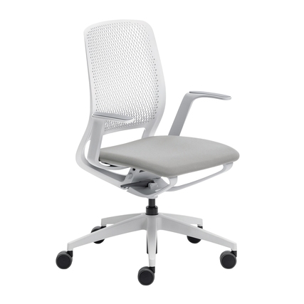 Sedus Bürodrehstuhl se:motion 100 % Polyester hellgrau Produktbild pa_produktabbildung_1 XL