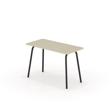 Schreibtisch se:lab work & meet desk 1.200 x 740 x 800 mm (B x H x T) lichtgrau schwarz Produktbild pa_produktabbildung_1 XL