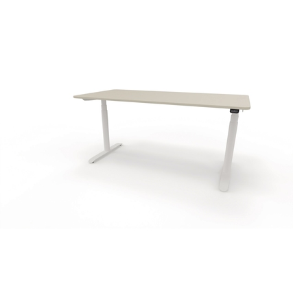Schreibtisch se:lab e-desk 1.600 x 650-1.280 x 800 mm (B x H x T) lichtgrau weiß Produktbild pa_produktabbildung_1 XL