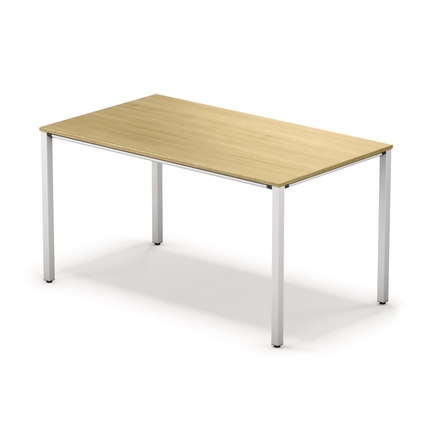 Schreibtisch temptation four 1.400 x 740 x 800 mm (B x H x T) eiche weiß Produktbild pa_produktabbildung_1 XL