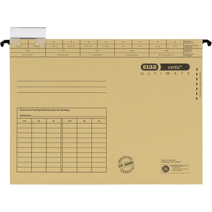 ELBA Hängemappe vertic® ULTIMATE® 31,8 x 24 cm (B x H) Produktbild pa_produktabbildung_1 XL