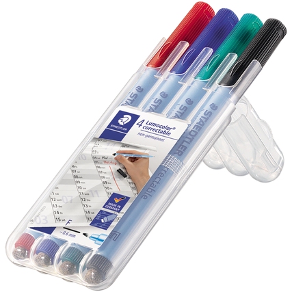 STAEDTLER® Folienstift Lumocolor® correctable 305 4 St./Pack. Produktbild pa_produktabbildung_1 XL