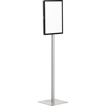 DURABLE Infodisplay BASIC 32,3 x 140,2 x 30,5 cm (B x H x T) DIN A3 inkl. zwei magnetisch haftende Inforahmen DURAFRAME® MAGNETIC anthrazit/grau