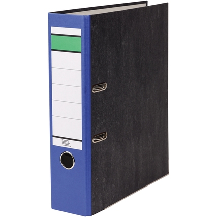Ordner Wolkenmarmor DIN A4 80 mm blau Produktbild pa_produktabbildung_1 XL
