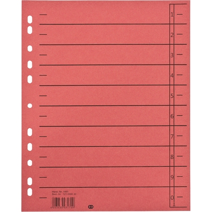 Soennecken Trennblatt oeco 100 St./Pack. rot Produktbild pa_produktabbildung_1 XL