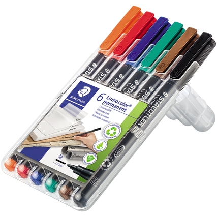 STAEDTLER® Folienstift Lumocolor® permanent 317 6 St./Pack. Produktbild pa_produktabbildung_2 XL