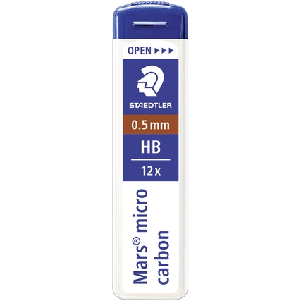 STAEDTLER® Feinmine Mars® micro carbon 250 HB 12 St./Pack. 0,5 mm Produktbild pa_produktabbildung_1 XL
