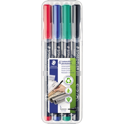 STAEDTLER® Folienstift Lumocolor® permanent 313 4 St./Pack. Produktbild pa_produktabbildung_1 XL