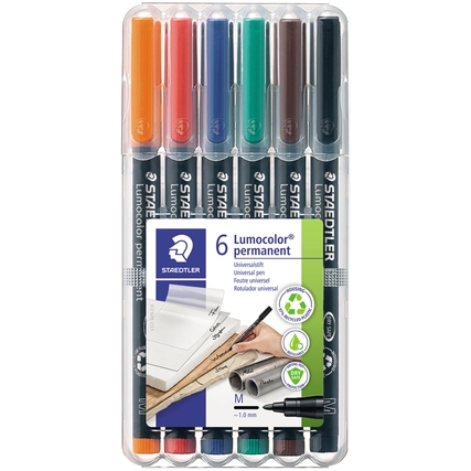 STAEDTLER® Folienstift Lumocolor® permanent 317 6 St./Pack. Produktbild pa_produktabbildung_1 XL