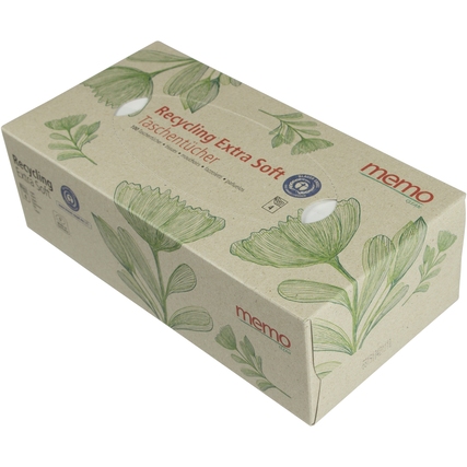 memo Papiertaschentücher Recycling Extra Soft Produktbild pa_produktabbildung_2 XL