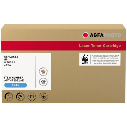 AgfaPhoto Toner Kompatibel mit HP 415A cyan Produktbild pa_produktabbildung_1 XL