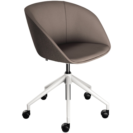 Sedus Bürodrehstuhl on spot cosy weiß graubraun Produktbild pa_produktabbildung_1 XL
