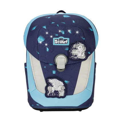 SCOUT Schulranzen Sunny II Exklusiv LED Pegasus Produktbild pa_produktabbildung_2 XL