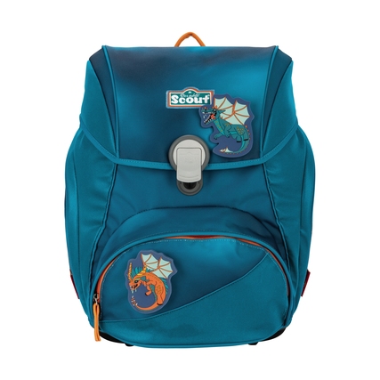 SCOUT Schulranzen Alpha Exklusiv Superflash Seadragon Produktbild pa_produktabbildung_2 XL