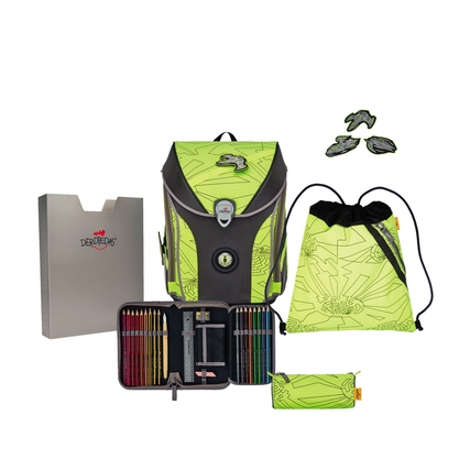 DERDIEDAS Schulranzen ErgoFlex MAX Superflash Neon Fighter Produktbild pa_produktabbildung_1 XL