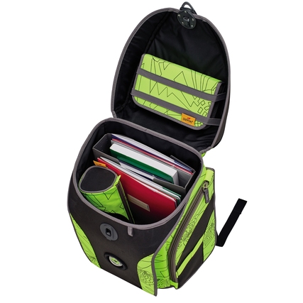 DERDIEDAS Schulranzen ErgoFlex MAX Superflash Neon Fighter Produktbild pa_ohnedeko_1 XL