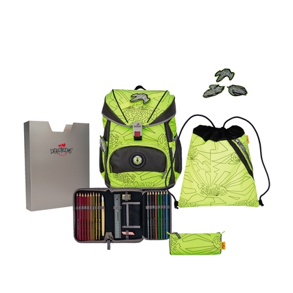 DERDIEDAS Schulranzen ErgoFlex Superflash Neon Fighter Produktbild pa_produktabbildung_1 XL