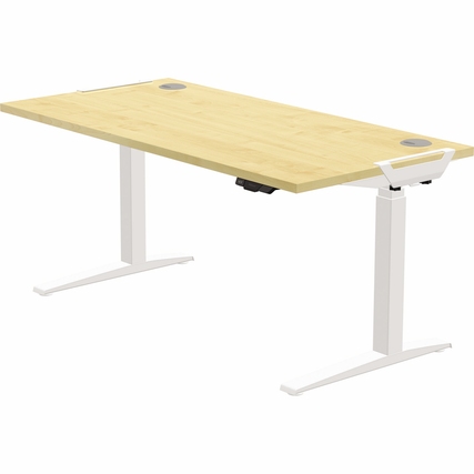 Fellowes® Schreibtisch Levado&trade; 1.800 x 640-1.260 x 800 mm (B x H x T) ahorn Produktbild pa_produktabbildung_1 XL