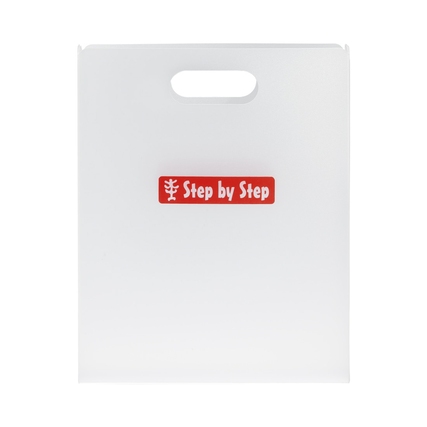 Step by Step Heftbox 24,5 x 30,5 x 5 cm (B x H x T) DIN A4 Kunststoff transparent