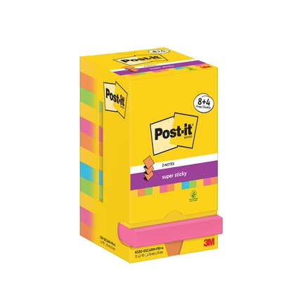 Post-it® Haftnotiz Super Sticky Z-Notes Carnival Collection Produktbild pa_produktabbildung_1 XL