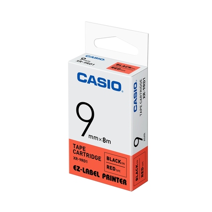 CASIO® Schriftbandkassette 9 mm x 8 m (B x L) rot Produktbild pa_produktabbildung_2 XL