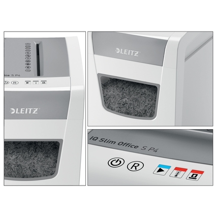 LEITZ IQ Aktenvernichter Slim Office S Produktbild pa_anwendungsbeispiel_1 XL