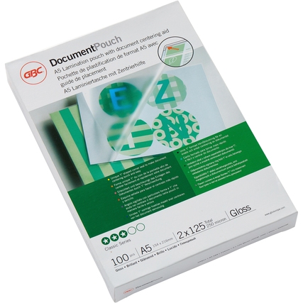 GBC® Laminierfolie Document&trade; Pouch DIN A5 Produktbild pa_produktabbildung_1 XL